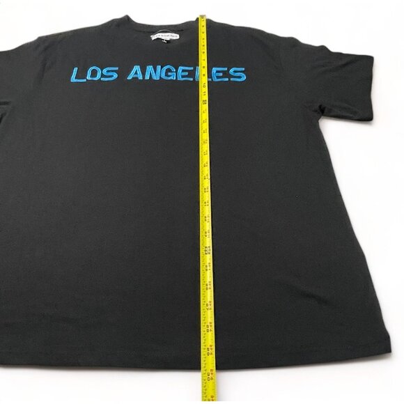 And Now This, Men's Black "Los Angeles" Oversized-Fit Graphic T-Shirt, Size M - Picture 4 of 6